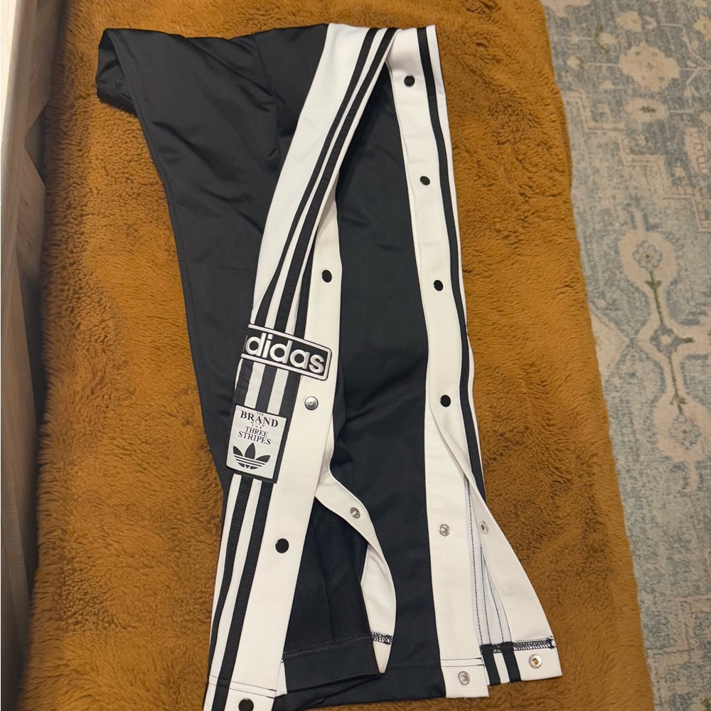 Adidas Black and White Track Pants